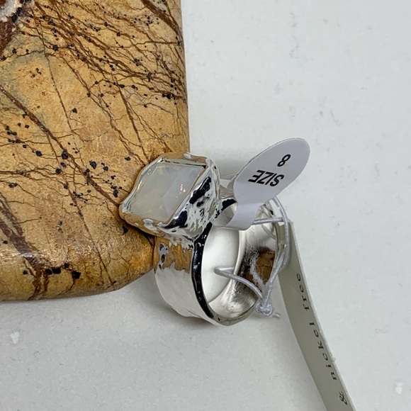 NWT Lauren Michael faceted ring - Picture 3 of 3